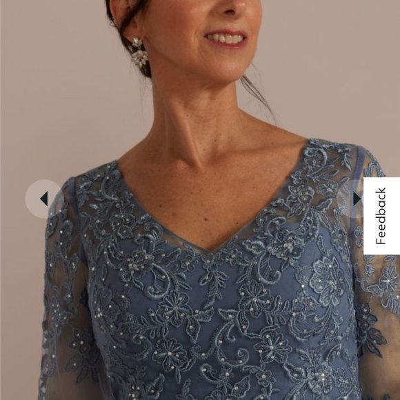 Oleg Cassini Long Formal Dress - Picture 3 of 8